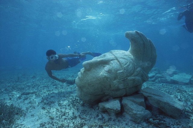 Snorkeleando en el muso